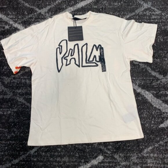 Palm Angels Neck and Back Logo T-Shirt Men’s Large, Medium - Picture 3 of 3